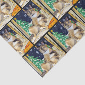 カリーマフィンのクリスマスのような女性 – ティッシュペーパー 薄葉紙 (詳細)