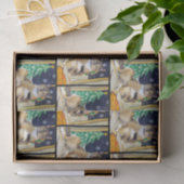 カリーマフィンのクリスマスのような女性 – ティッシュペーパー 薄葉紙 (ギフト)