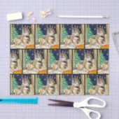 カリーマフィンのクリスマスのような女性 – ティッシュペーパー 薄葉紙 (クラフト)