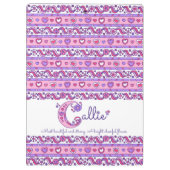 カリー名とはハートのクリップボードを意味 クリップボード (裏面)