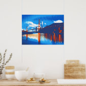 カリ、ゴールデンゲートブリッジサンフランシスコベイHSS ポスター (キッチン)