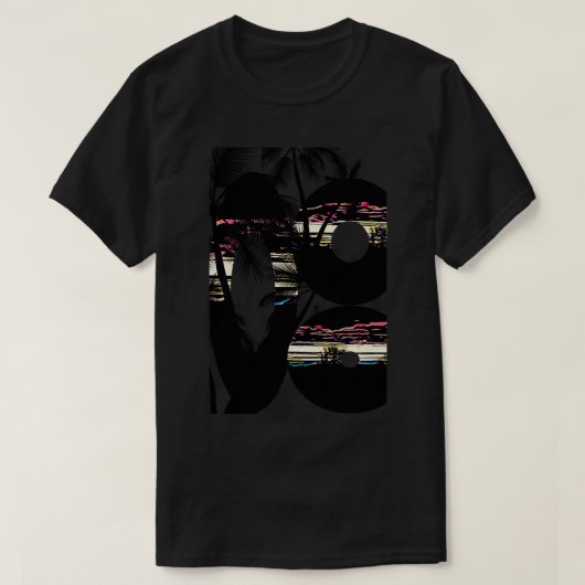 カリ・サンセットTシャツ Tシャツ (デザイン正面)