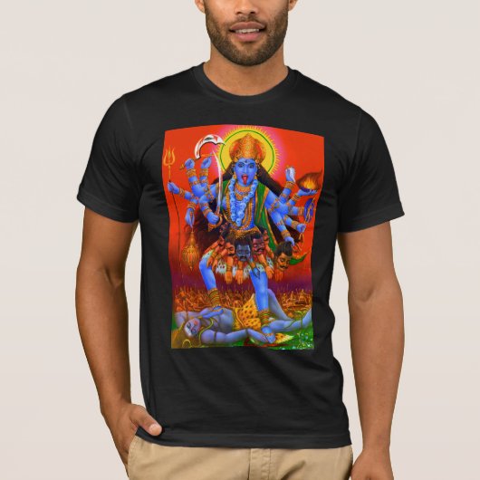 カリ・破壊の女神 Tシャツ (正面)