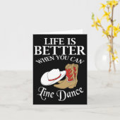 カルのカントリー・サザンラインダンス カード (黄色い花)