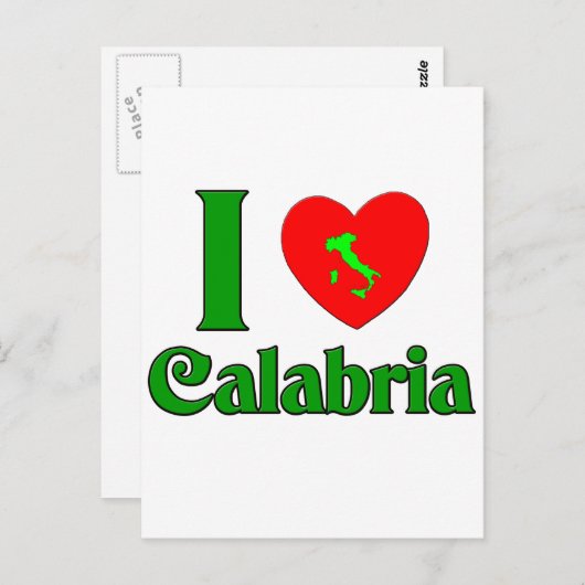 カルアビア イタリアが大好き ポストカード (正面/裏面)