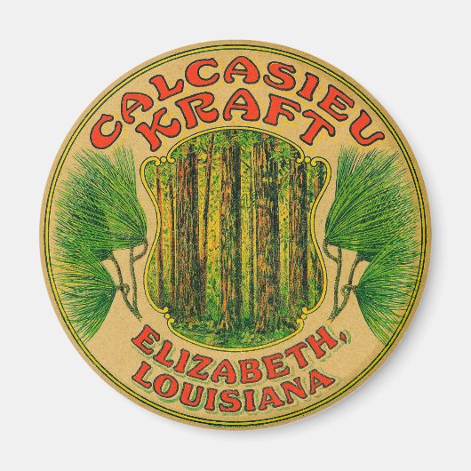 カルカシユークラフトバッグ マグネット (正面)