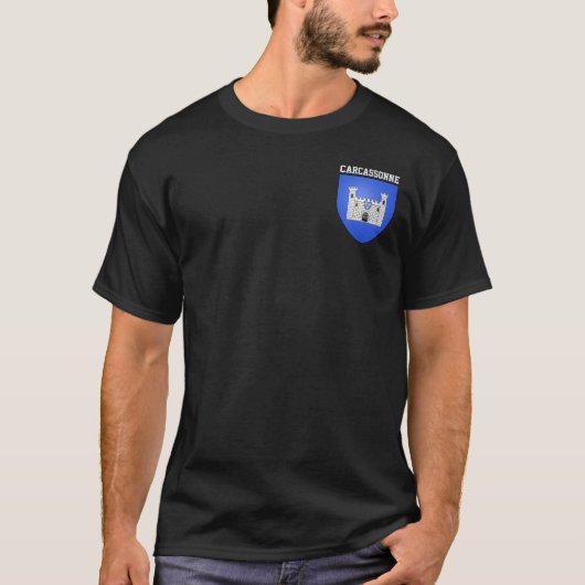 カルカソンヌのコート – フランス Tシャツ (正面)