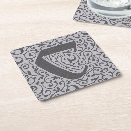 カルカソンヌのペーパーコースター スクエアペーパーコースター (アングル)