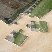 カルカソンヌの中世の城壁 ジグソーパズル (側面)