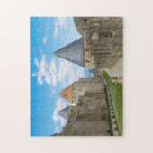 カルカソンヌの中世の城壁 ジグソーパズル (縦)