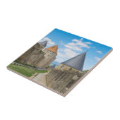 カルカソンヌの中世の城壁 タイル (側面)