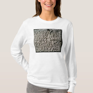 カルカソンヌの包囲を描写するレリーフ、浮き彫り Tシャツ