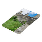 カルカソンヌの要塞の壁 マグネット (左側)