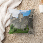 カルカソンヌの要塞化された壁 クッション (ブランケット)