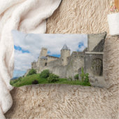 カルカソンヌの要塞化都市 ランバークッション (ブランケット)