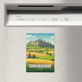 カルカソンヌフランス旅行 マグネット (インサイチュ (食洗機))