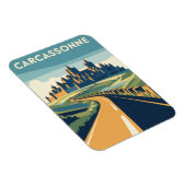 カルカソンヌフランス旅行 マグネット (右側)