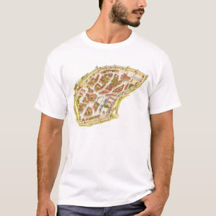 カルカソンヌフランス。 空中写真 Tシャツ