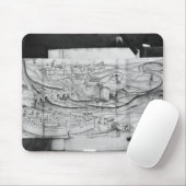 カルカソンヌ1462年市そして村 マウスパッド (マウス)