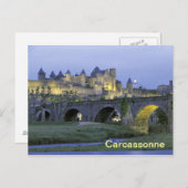 カルカソンヌ・フランスのはがき ポストカード (正面/裏面)