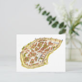 カルカソンヌ・フランス。空中表示 ポストカード (スタンド正面)