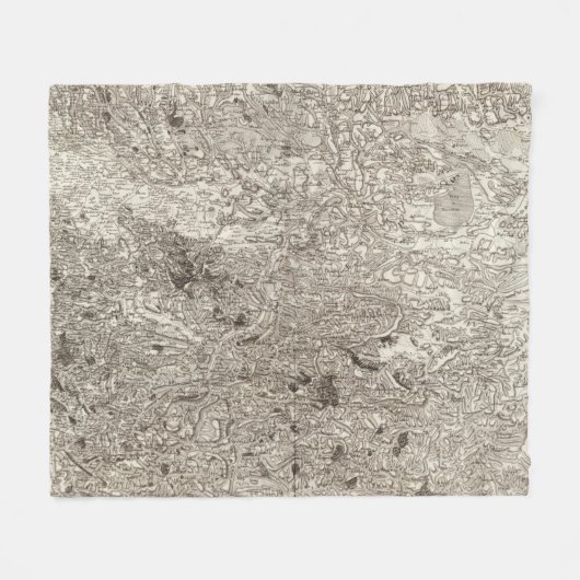 カルカソンヌ フリースブランケット (正面(横))