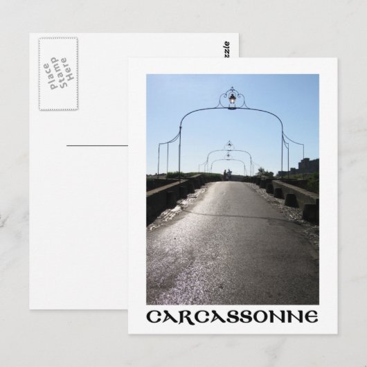 カルカソンヌ ポストカード (正面/裏面)