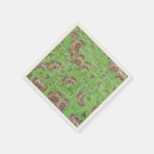 カルカソンボードナプキン スタンダードカクテルナプキン (角)