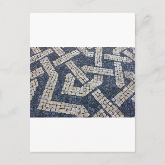 カルカダポルトゥゲサ、ポルトガル舗装 ポストカード (正面)