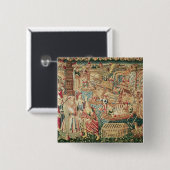 カルカッタのヴァスコ・ダ・ガマの到着 缶バッジ (正面&裏面)