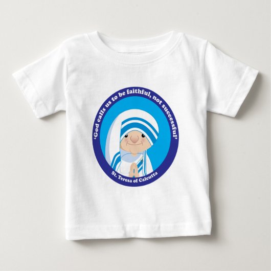 カルカッタの聖テレサ ベビーTシャツ (正面)
