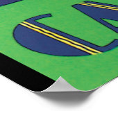 カルカッタヴィンテージ旅行ポスター ポスター (角)