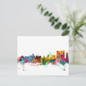 カルカッタ(コルカタ)インドスカイライン ポストカード (スタンド正面)