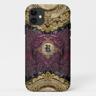 カルカドリズモノグエレガントラム iPhone 11 ケース