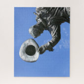 カルガリーのスタンピード像。 ジグソーパズル (縦)