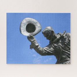 カルガリーのスタンピード像。 ジグソーパズル