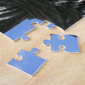 カルガリーのスタンピード像。 ジグソーパズル (側面)