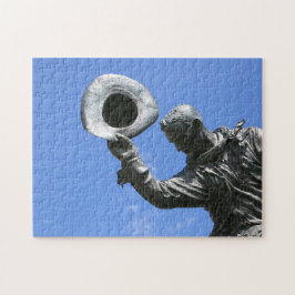 カルガリーのスタンピード像。 ジグソーパズル