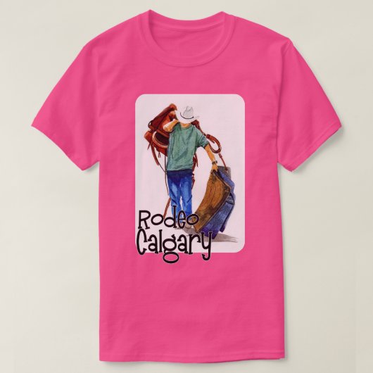 カルガリーのロデオ Tシャツ (デザイン正面)