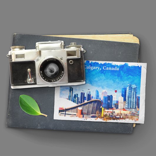 カルガリーアルバータカナダパノラマビュー ポストカード