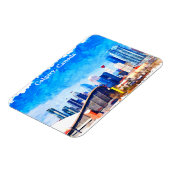 カルガリーアルバータカナダパノラマビュー マグネット (左側)