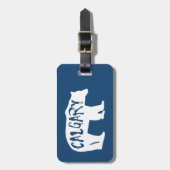 カルガリーアルバータベア ラゲッジタグ (正面縦)