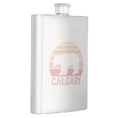 カルガリーアルバータレトロベア フラスク (右)
