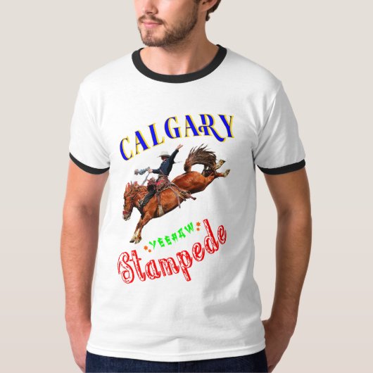 カルガリーイエハウスタンピード Tシャツ (正面)