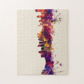 カルガリーカナダスカイライン ジグソーパズル (縦)