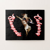 カルガリーカナダ砂時計7月ライダーCalgary Stampede ジグソーパズル (横)