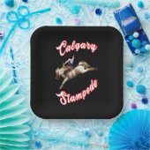 カルガリーカナダ砂時計7月ライダーCalgary Stampede ペーパープレート (パーティー)