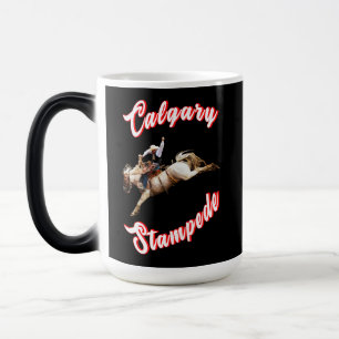 カルガリーカナダ砂時計7月ライダーCalgary Stampede モーフィングマグカップ