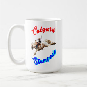 カルガリーカナダ馬7月ライダーCalgary Stampede コーヒーマグカップ