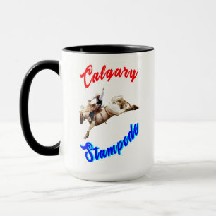 カルガリーカナダ馬7月ライダーCalgary Stampede マグカップ